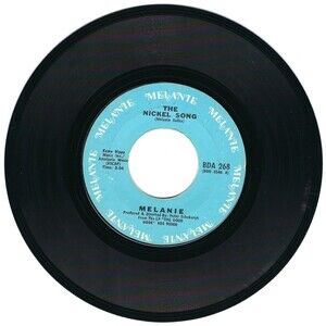 Melanie 45 RPM - The Nickel Song / What Have They Done To My Song Ma VG Rock '72